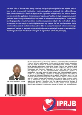 STRATEGIC MANAGEMENT FOR BUSINESS A CROSS FUNCTIONAL GLOBAL PERSPECTIVE IN THE 21st CENTURY
