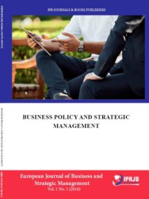 European Journal of Business and Strategic Management Vol. 1 No. 1 (2016)