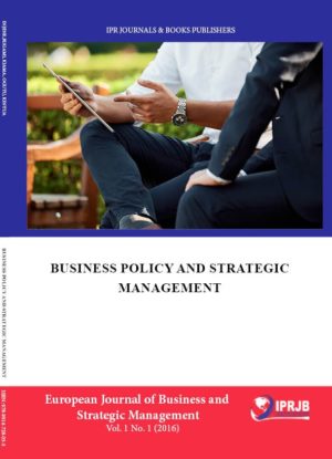 European Journal of Business and Strategic Management Vol. 1 No. 1 (2016)