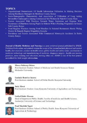 Evidence Based Nursing Practice