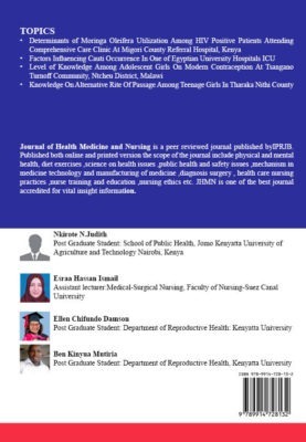 Journal of Health, Medicine and Nursing Vol. 4 No. 6 (2019)