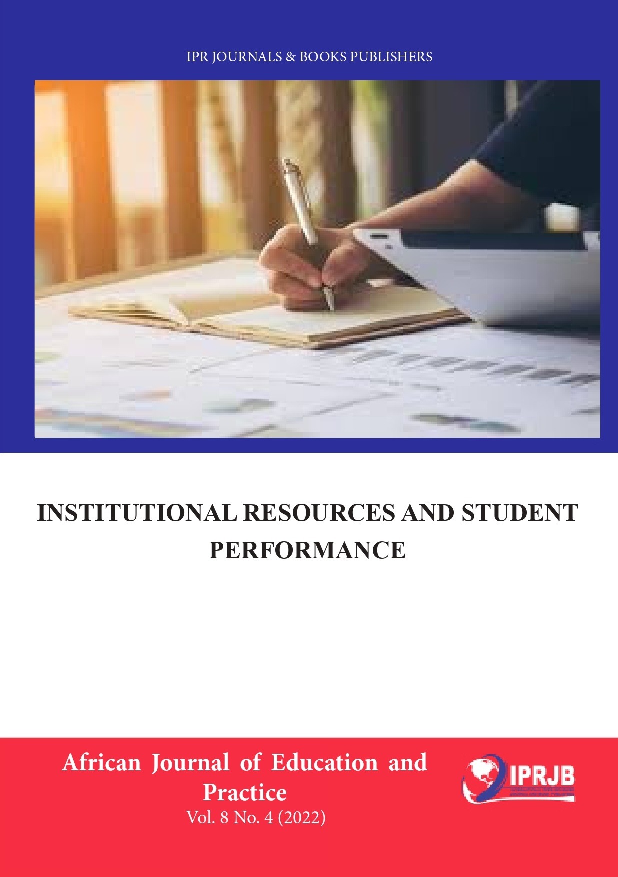 and　Books　Reviewed　Students　and　(IPRJB)　Performance　Resources　Peer　Journals　Institutional　International