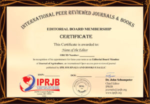 iprjb Editorial Membership Cert