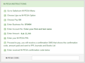Mpesa Payment